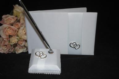 Wedding  With All My Heart Guest Book and Pen Set Image 1