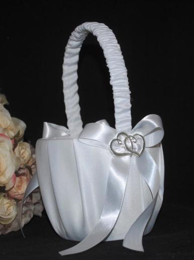 Wedding  With All My Heart Flower Girl Basket Image 1