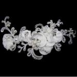 Antique Look Lace Hairpiece with Swarovski Accents image