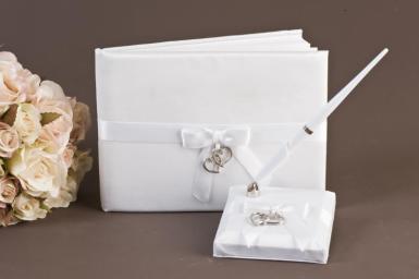 Wedding  Sweethearts Guest Book and Pen Set Image 1
