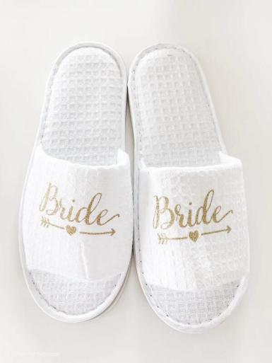 Wedding  Slippers - Bride Image 1
