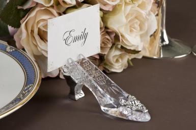 Wedding  Cinderella Slipper Place Card Holder Image 1