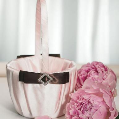 Wedding  Chocolate & Strawberry Cream Flower Girl Basket Image 1