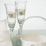 Classic Double Heart Toasting Set image
