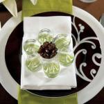 Glass Flower Holders Pink Highlights x 2 pack image