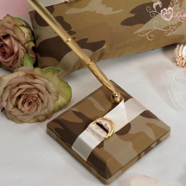 Wedding  Discerning Camouflage Pen Set Image 1