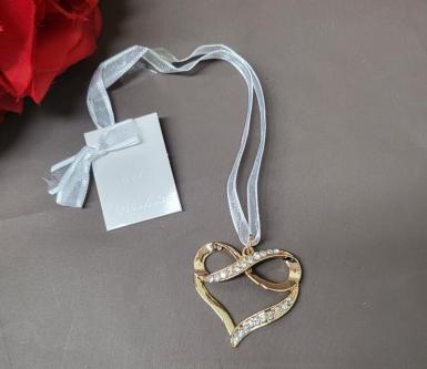 Wedding  Infinity Heart Bridal Charm - Gold Image 1