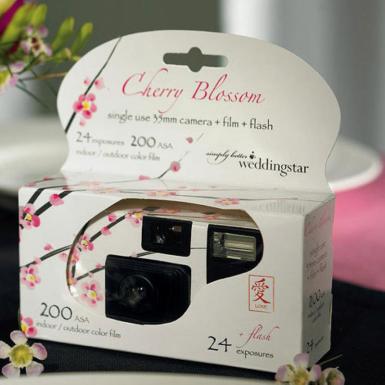 Wedding  Single Use Camera - Cherry Blossom Design Image 1