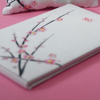 Wedding  Cherry Blossom Traditional Guest Book Image 1