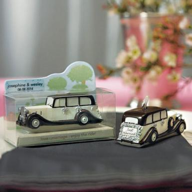 Wedding  An Elegant Ride - Wedding Car Mini Candle x 6 Image 1