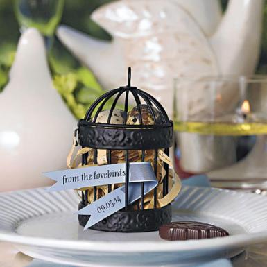 Wedding  Miniature Classic Round Decorative Birdcages Image 1
