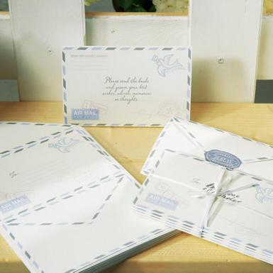 Wedding  "Special Delivery" Airmail Stationery Set Image 1