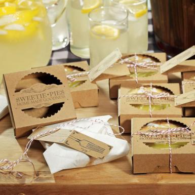 Wedding  "Sweetie Pies" Mini Pie Packaging Kits x 20 Image 1