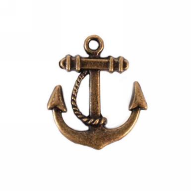Wedding  Boat Anchor Charm Image 1