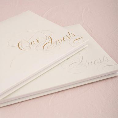 Wedding  Pure Elegance Special Occasion Guest Book With Blank Pages Image 1