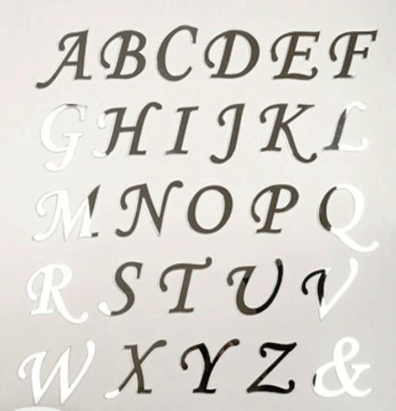 Script Acrylic Letters