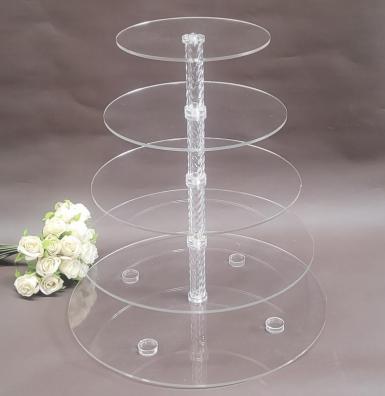 Wedding  5 tier cupcake stand - hire only Image 1
