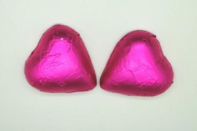 Sorini Heart Shaped Chocolates - Hot Pink x 100 chhp Image 1