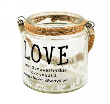 Wedding  Love Glass Jars Image 1