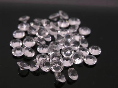 Wedding  6.5mm Clear Diamond Shaped Table Scatters x 1000 Image 1
