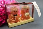 Bride and Groom Gingerbread Candles image