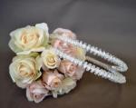 Stefana Crystal and Diamante Bride and Groom Crown x 2 image
