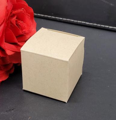 Wedding  Kraft Rustic 5cm favour box Image 1